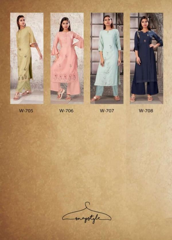 Snapstyle Malang-Viscose-Kurti-With-Bottom